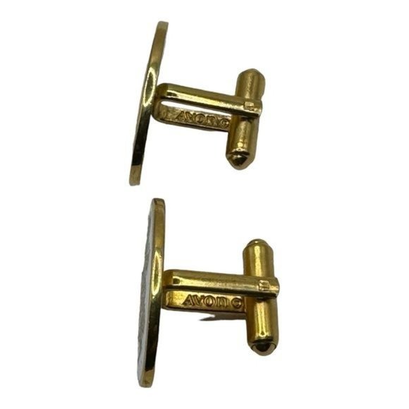 Avon Antique Woody Wagon Cuff Links - Signed Cuff Links - Vintage 1960 - 70s - Picture 8 of 10